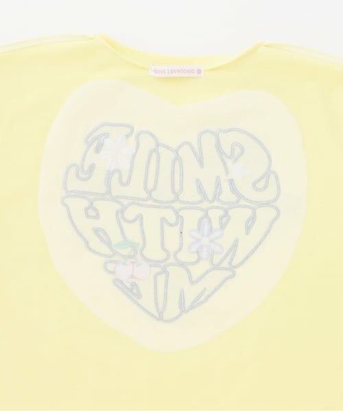 Lovetoxic / ラブトキシック Tシャツ | 【7days】ハートアップリケTシャツ | 詳細6