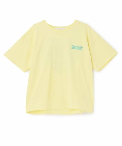 Lovetoxic / ラブトキシック Tシャツ | 【7days】ハートアップリケTシャツ（黄）