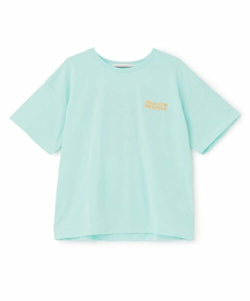 Lovetoxic / ラブトキシック Tシャツ | 【7days】ハートアップリケTシャツ（エメラルド グリーン）