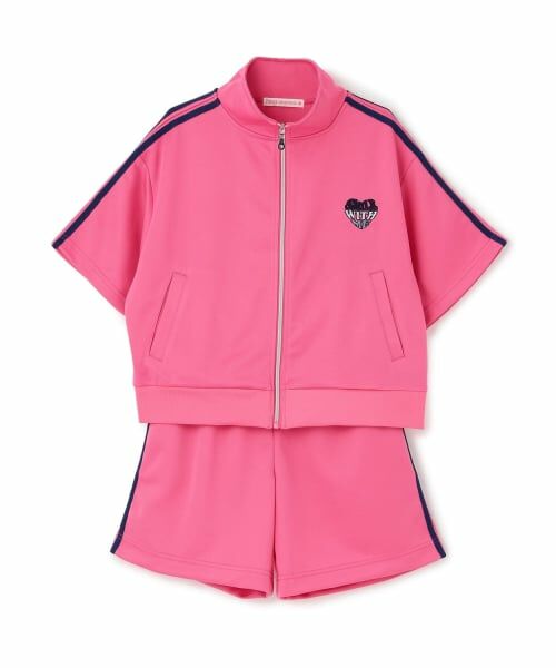 Lovetoxic / ラブトキシック スウェット | 【7days】ジャージセットアップ（ディープ ピンク）