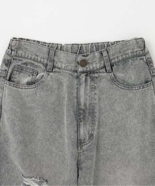 Lovetoxic / ラブトキシック その他パンツ | 【LTXC/接触冷感】ダメージデニムワイドパンツ | 詳細2