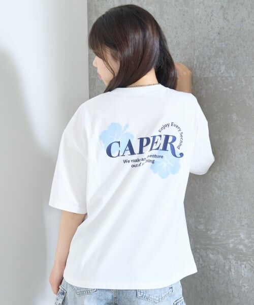 Lovetoxic / ラブトキシック Tシャツ | 【LTXC/綿100%】5分袖グラフィック半袖T（白）