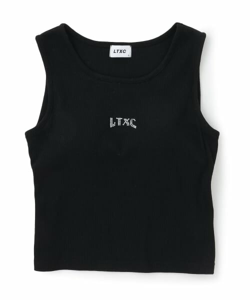 Lovetoxic / ラブトキシック キャミソール・チューブトップ | 【LTXC/吸水速乾】カップつき柄アソートタンク（黒）