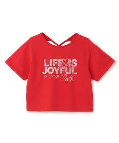 Lovetoxic / ラブトキシック Tシャツ | 【LTXC/マルチ機能】バッククロスハートちび半T