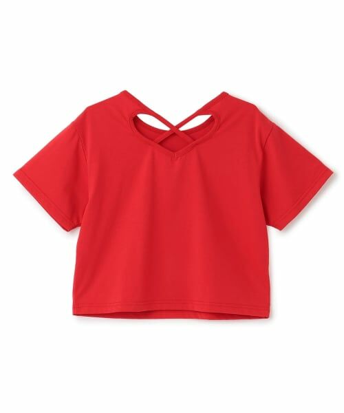 Lovetoxic / ラブトキシック Tシャツ | 【LTXC/マルチ機能】バッククロスハートちび半T | 詳細1