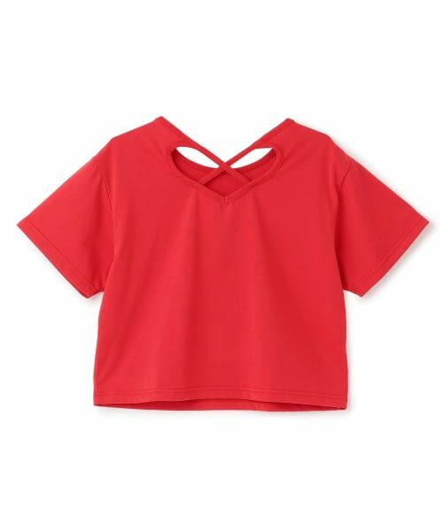 Lovetoxic / ラブトキシック Tシャツ | 【LTXC/マルチ機能】バッククロスハートちび半T | 詳細14