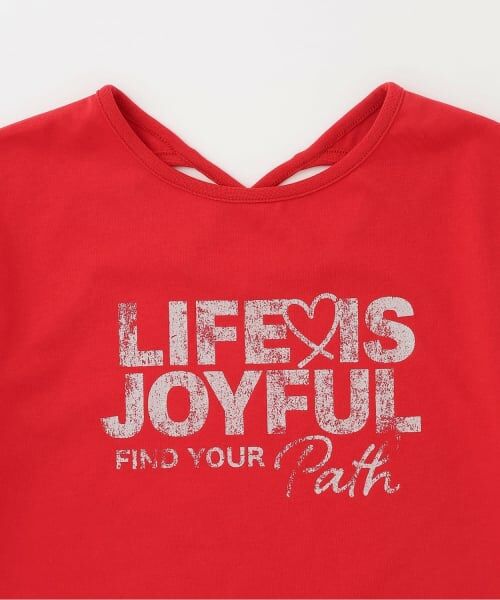 Lovetoxic / ラブトキシック Tシャツ | 【LTXC/マルチ機能】バッククロスハートちび半T | 詳細2