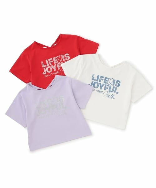 Lovetoxic / ラブトキシック Tシャツ | 【LTXC/マルチ機能】バッククロスハートちび半T | 詳細6