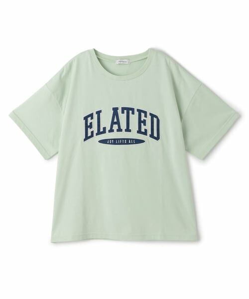 Lovetoxic / ラブトキシック Tシャツ | 【LTXC/綿100%】カレッジアップリロゴ半T（エメラルド グリーン）