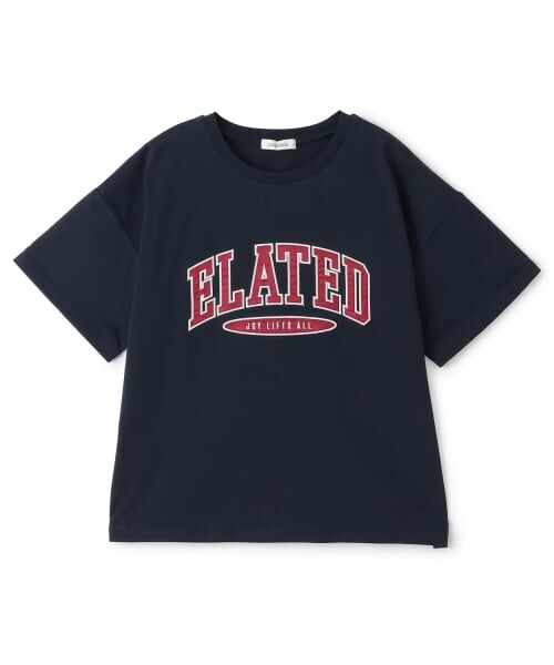 Lovetoxic / ラブトキシック Tシャツ | 【LTXC/綿100%】カレッジアップリロゴ半T（紺）