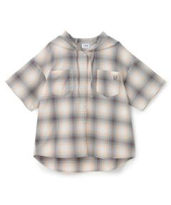 Lovetoxic / ラブトキシック パーカー | 【LTXC/接触冷感】チェック半袖シャツパーカ