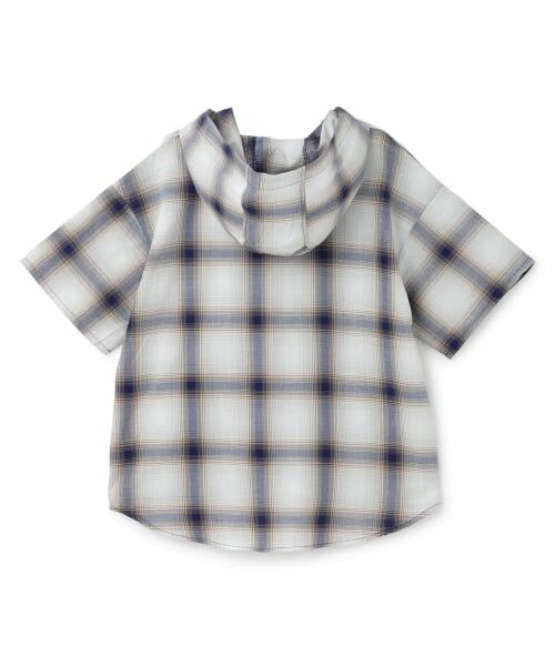 Lovetoxic / ラブトキシック パーカー | 【LTXC/接触冷感】チェック半袖シャツパーカ | 詳細1