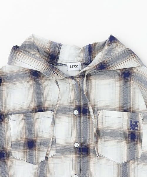 Lovetoxic / ラブトキシック パーカー | 【LTXC/接触冷感】チェック半袖シャツパーカ | 詳細2