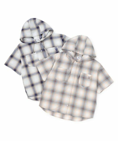 Lovetoxic / ラブトキシック パーカー | 【LTXC/接触冷感】チェック半袖シャツパーカ | 詳細7