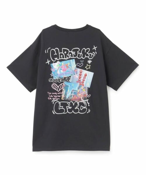Lovetoxic / ラブトキシック ミニ丈・ひざ丈ワンピース | 【LTXC/マルチ機能】フォトラクガキチュニックTワンピ | 詳細17