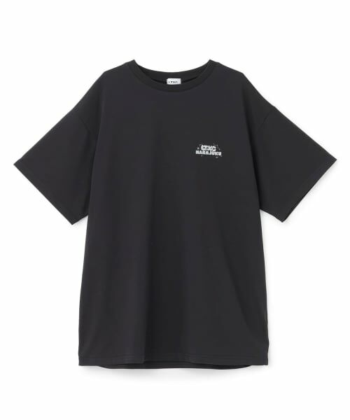 Lovetoxic / ラブトキシック ミニ丈・ひざ丈ワンピース | 【LTXC/マルチ機能】フォトラクガキチュニックTワンピ（黒）