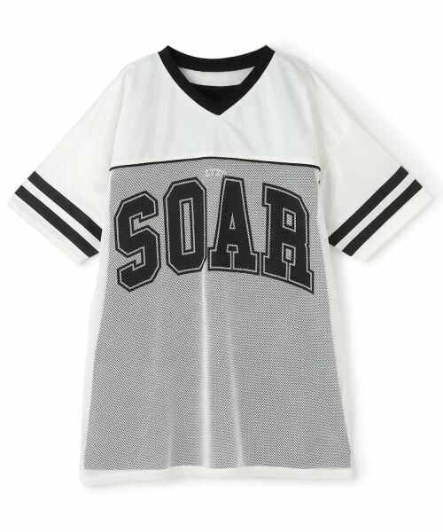 Lovetoxic / ラブトキシック ミニ丈・ひざ丈ワンピース | 【LTXC】メッシュTインナーセットアップ（オフ ホワイト）