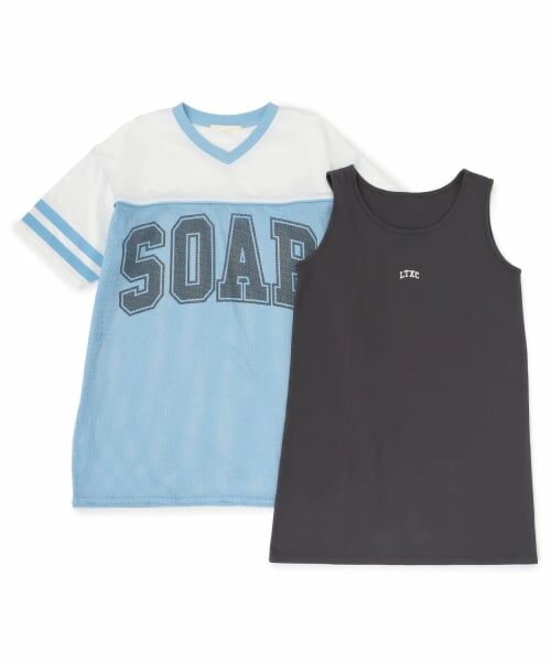 Lovetoxic / ラブトキシック ミニ丈・ひざ丈ワンピース | 【LTXC】メッシュTインナーセットアップ | 詳細2