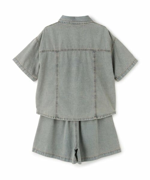 Lovetoxic / ラブトキシック シャツ・ブラウス | 【LTXC/接触冷感】デニムシャツセットアップ | 詳細1