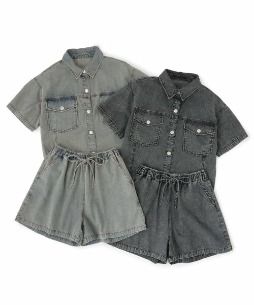 Lovetoxic / ラブトキシック シャツ・ブラウス | 【LTXC/接触冷感】デニムシャツセットアップ | 詳細10