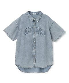 Lovetoxic / ラブトキシック Tシャツ | 【LTXC/接触冷感】デニムルーズチュニックシャツワンピ