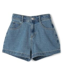 Lovetoxic / ラブトキシック ショート・ハーフ・半端丈パンツ | エンボスロコデニムﾞショートパンツ