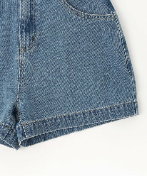 Lovetoxic / ラブトキシック ショート・ハーフ・半端丈パンツ | エンボスロコデニムﾞショートパンツ | 詳細5