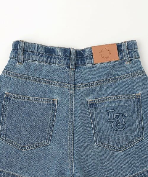 Lovetoxic / ラブトキシック ショート・ハーフ・半端丈パンツ | エンボスロコデニムﾞショートパンツ | 詳細6