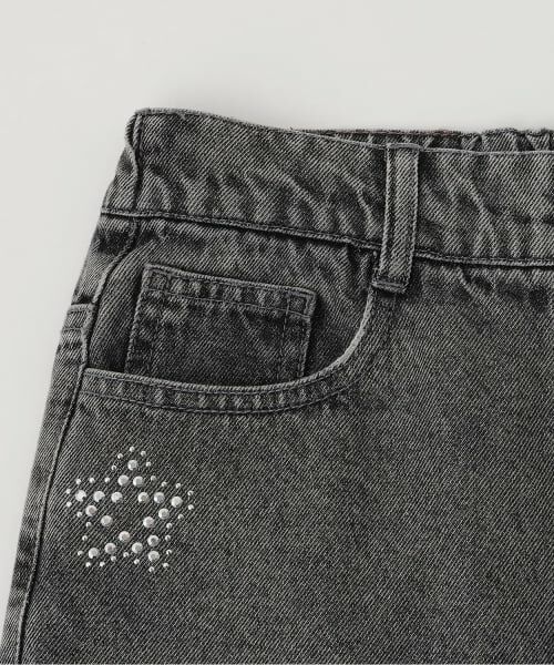 Lovetoxic / ラブトキシック その他パンツ | キラキラモチーフワイドデニムパンツ | 詳細4