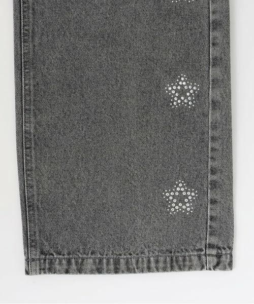 Lovetoxic / ラブトキシック その他パンツ | キラキラモチーフワイドデニムパンツ | 詳細5