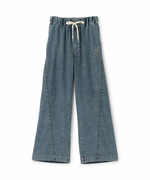 Lovetoxic / ラブトキシック その他パンツ | 【接触冷感】サマ見えイージープルオンパンツ（ブルー）