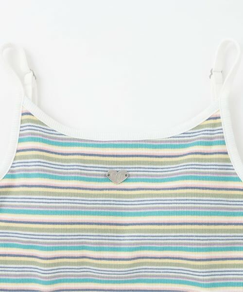 Lovetoxic / ラブトキシック キャミソール・チューブトップ | 【抗菌防臭】カップつきパイピングキャミソール | 詳細2