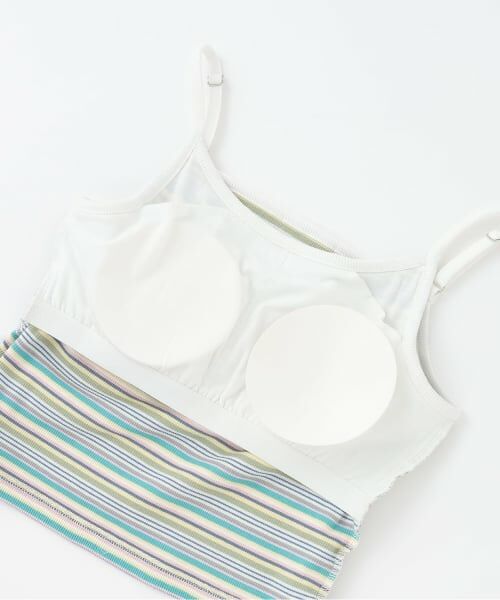 Lovetoxic / ラブトキシック キャミソール・チューブトップ | 【抗菌防臭】カップつきパイピングキャミソール | 詳細5