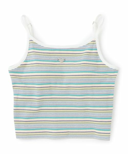 Lovetoxic / ラブトキシック キャミソール・チューブトップ | 【抗菌防臭】カップつきパイピングキャミソール（マルチ）