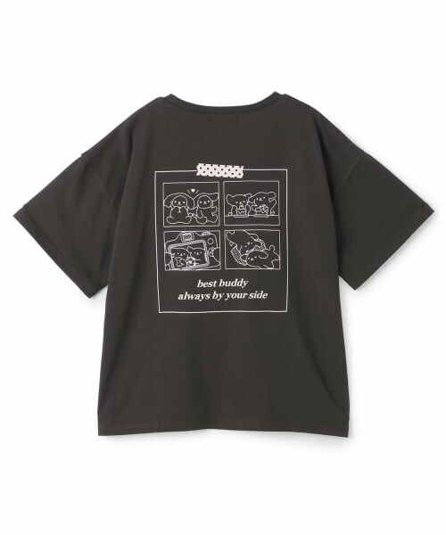 Lovetoxic / ラブトキシック Tシャツ | 【綿100%】アニマルフレンズ4カットモチーフ半T | 詳細1