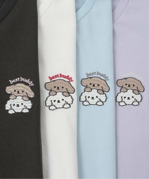 Lovetoxic / ラブトキシック Tシャツ | 【綿100%】アニマルフレンズ4カットモチーフ半T | 詳細3