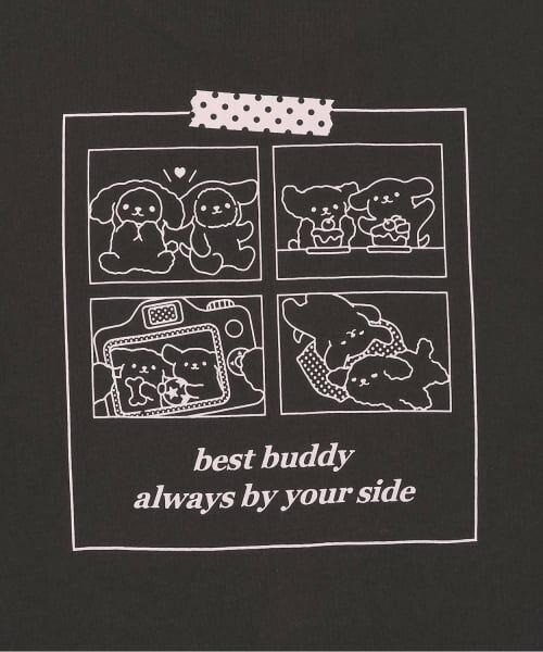 Lovetoxic / ラブトキシック Tシャツ | 【綿100%】アニマルフレンズ4カットモチーフ半T | 詳細6