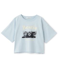 Lovetoxic / ラブトキシック Tシャツ | 【綿100%】キャットモチーフフォト半T