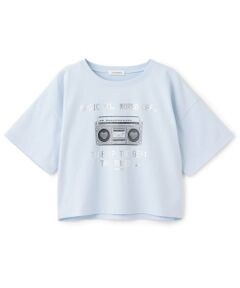 Lovetoxic / ラブトキシック Tシャツ | 【綿100%】ラジカセモチーフクロップド半T