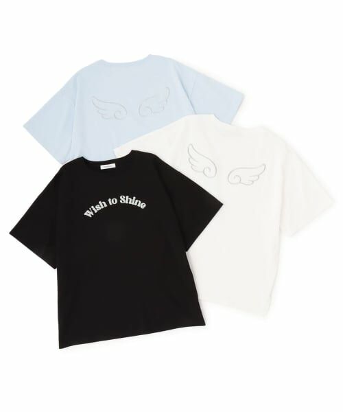 Lovetoxic / ラブトキシック Tシャツ | 【綿100%】羽モチーフ半T | 詳細7