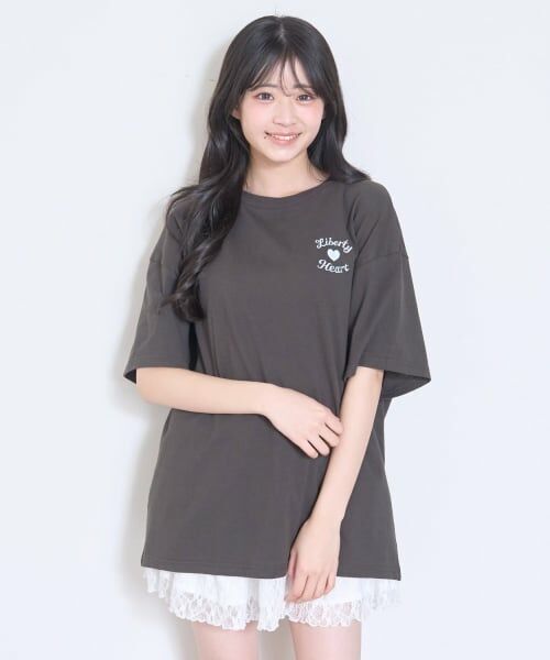 Lovetoxic / ラブトキシック Tシャツ | 【綿100%/GOODPRICE】プックリバックロゴルーズ半T | 詳細16