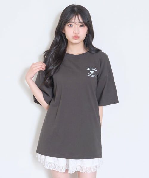 Lovetoxic / ラブトキシック Tシャツ | 【綿100%/GOODPRICE】プックリバックロゴルーズ半T | 詳細17