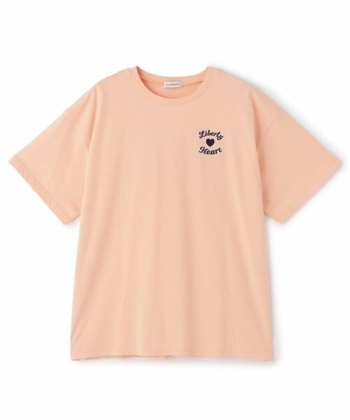 Lovetoxic / ラブトキシック Tシャツ | 【綿100%】プックリバックロゴルーズ半T（オレンジ）