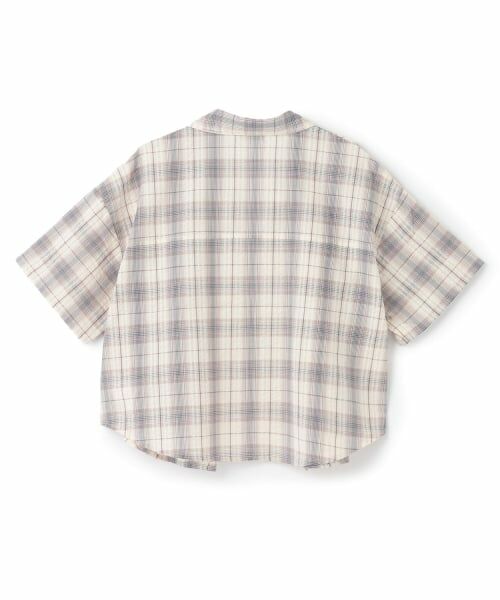 Lovetoxic / ラブトキシック シャツ・ブラウス | 【吸水速乾】インナーつきシアークロップド半袖シャツ | 詳細1