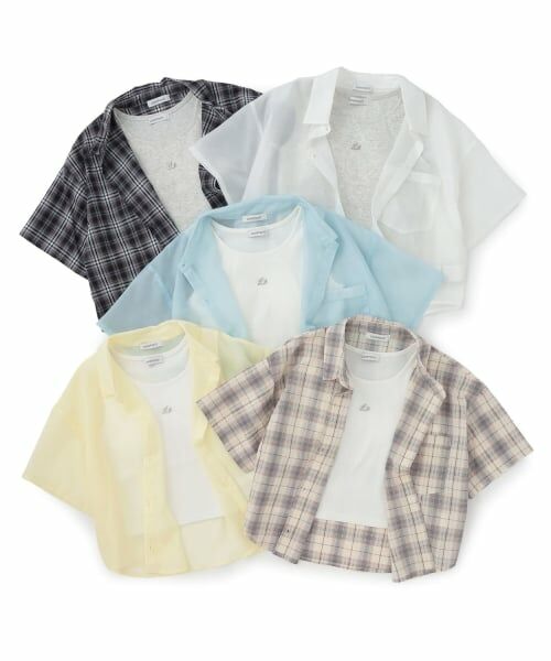 Lovetoxic / ラブトキシック シャツ・ブラウス | 【吸水速乾】インナーつきシアークロップド半袖シャツ | 詳細12