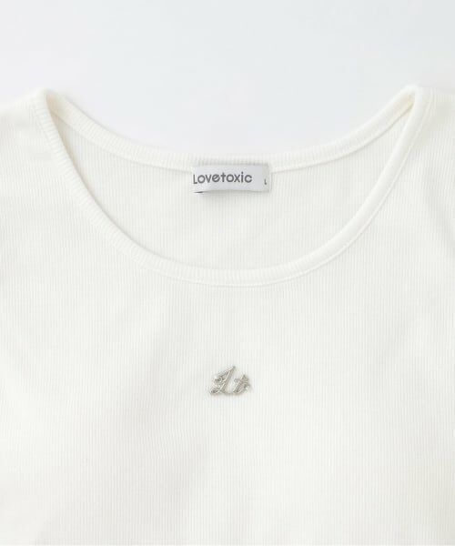 Lovetoxic / ラブトキシック シャツ・ブラウス | 【吸水速乾】インナーつきシアークロップド半袖シャツ | 詳細8