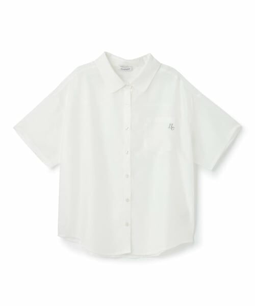 Lovetoxic / ラブトキシック シャツ・ブラウス | 【接触冷感】シアールーズ半袖シャツ（オフ ホワイト）