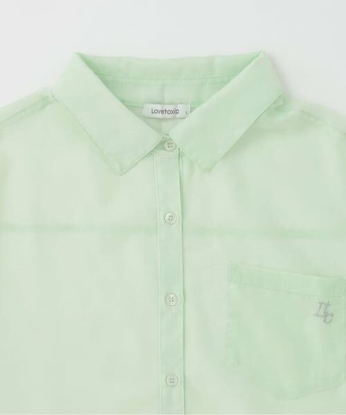 Lovetoxic / ラブトキシック シャツ・ブラウス | 【接触冷感】シアールーズ半袖シャツ | 詳細2