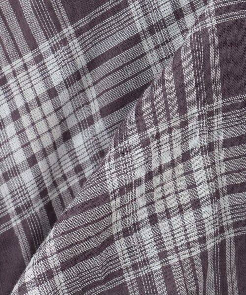 Lovetoxic / ラブトキシック パーカー | 【UV】ドロストチェック半袖シャツパーカー | 詳細5