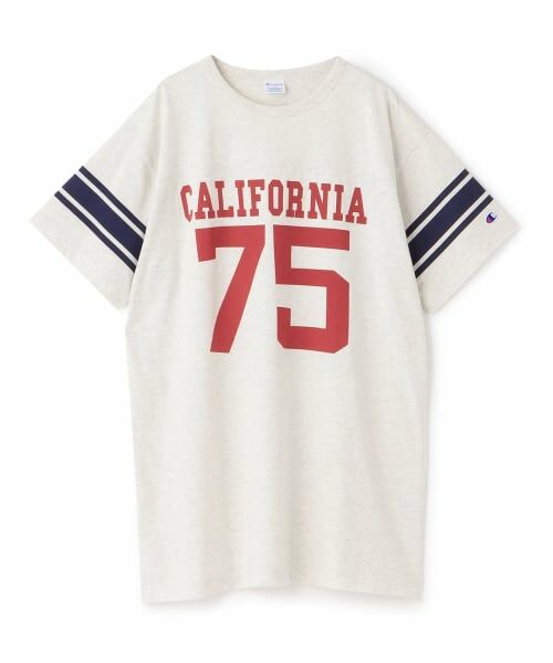 Lovetoxic / ラブトキシック ミニ丈・ひざ丈ワンピース | 【Campion】ナンバーTワンピース（シロ杢）